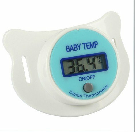 Удобнее всего при измерении температуры у грудничка использовать термометр-соску