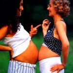 встреча двух беременных